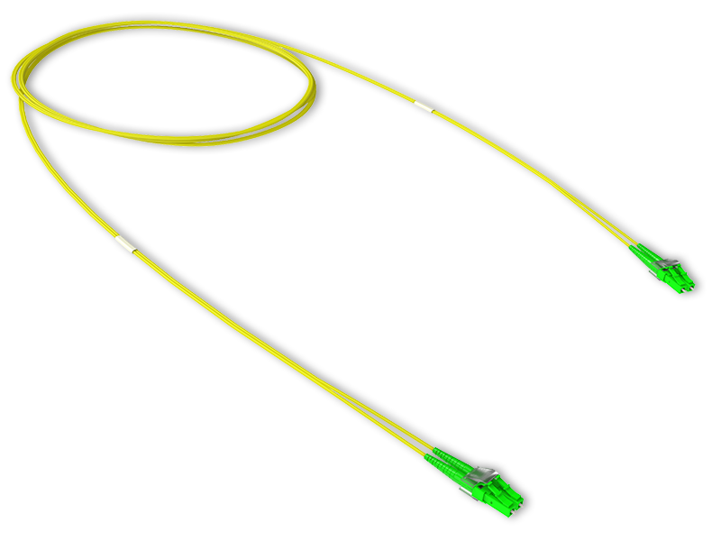 Оптический патчкорд LC-APC/LC-APC Duplex, SM9/125 OS2