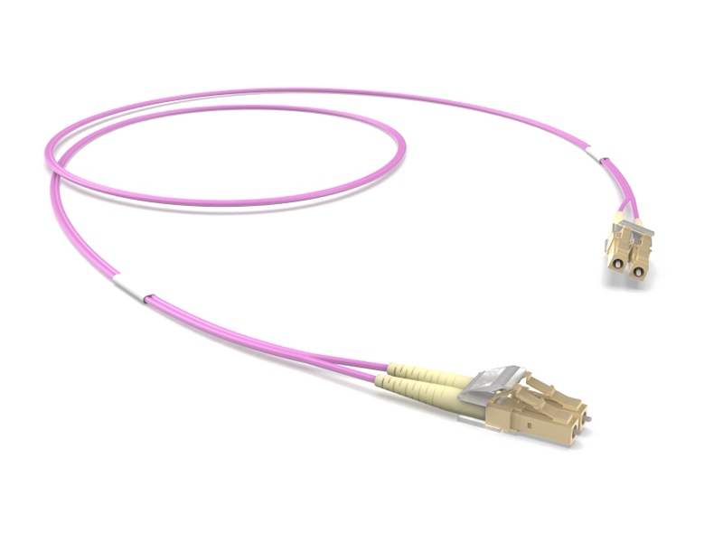 Оптический патчкорд LC/LC Duplex, 50/125 OM4+