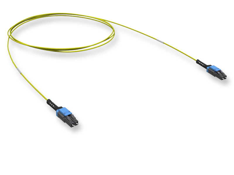 Оптический патчкорд LC-UPC/LC-UPC Duplex, OS2