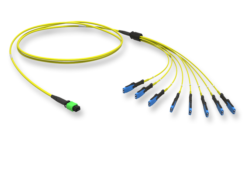 Оптический патчкорд MTP(16)/MDC-UPC, SM9/125 OS2