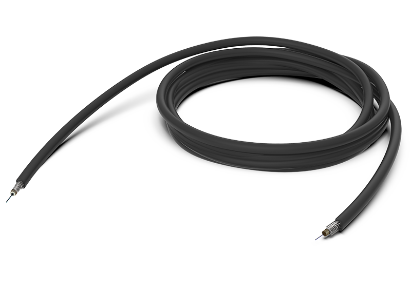 Волоконно оптический кабель универсальный, с броней из стальной гофрированной ленты, 4ОВ, SM 09/125 OS2, LSZH, 2700Н, П1б, черный