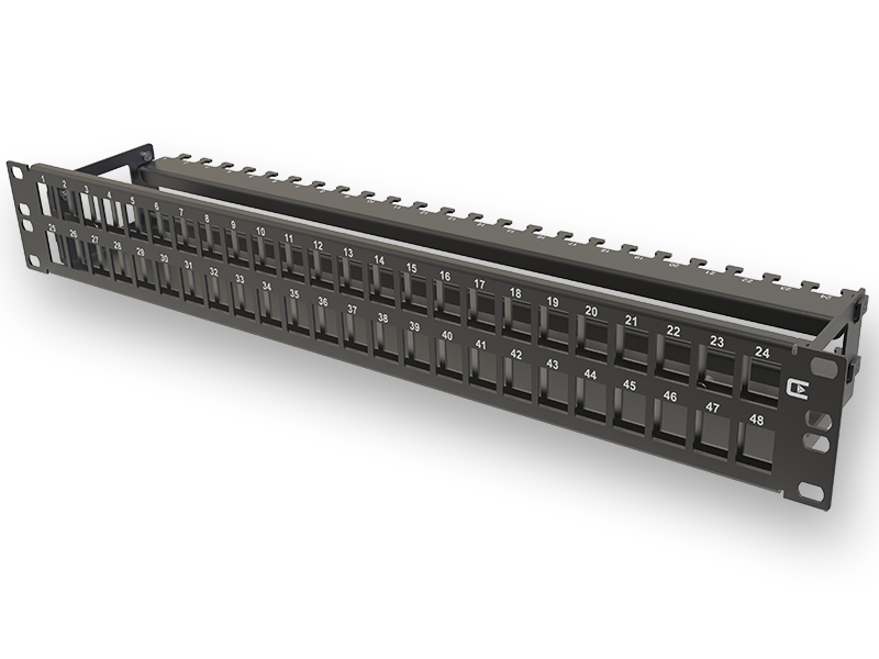 Универсальная наборная патч-панель 1.5U