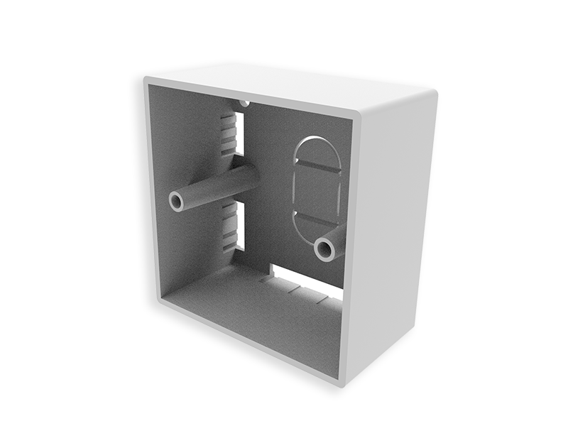 Настенная розеточная коробка
